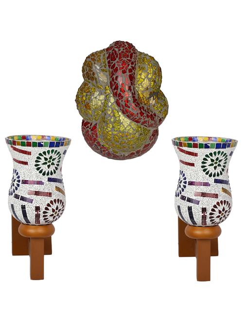 somil colorful designer decorative mosaic wall lamp's combo set - 14866992 - Very Small Image - 1