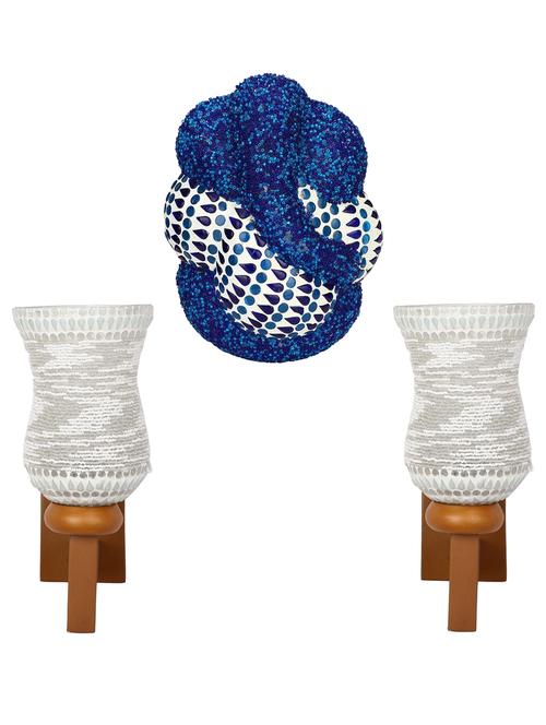 somil colorful designer decorative mosaic wall lamp's combo set - 14866998 - Very Small Image - 1