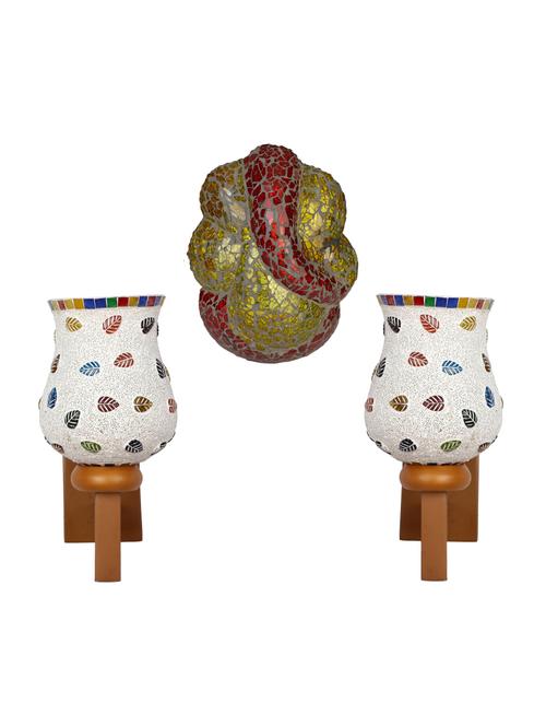 somil colorful designer decorative mosaic wall lamp's combo set - 14867073 - Very Small Image - 1