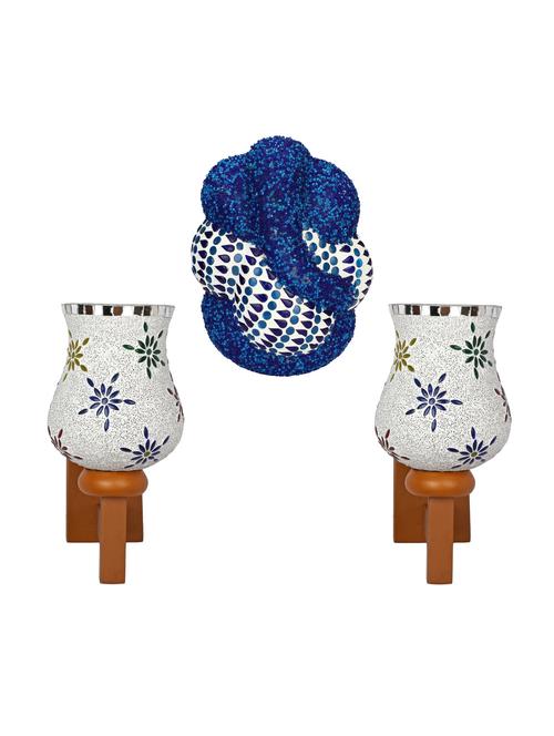 somil colorful designer decorative mosaic wall lamp's combo set - 14867079 - Very Small Image - 1