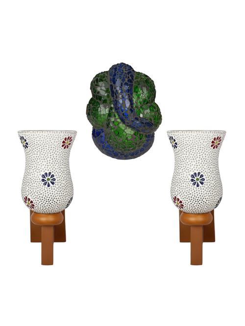 somil colorful designer decorative mosaic wall lamp's combo set - 14867150 - Very Small Image - 1