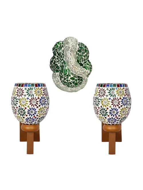 somil colorful designer decorative mosaic wall lamp's combo set - 14867156 - Very Small Image - 1
