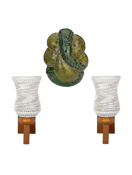 somil colorful designer decorative mosaic wall lamp's combo set - 14867170 - Very Small Image - 1