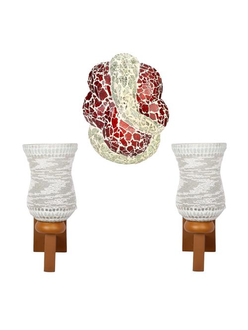 somil colorful designer decorative mosaic wall lamp's combo set - 14867171 - Very Small Image - 1