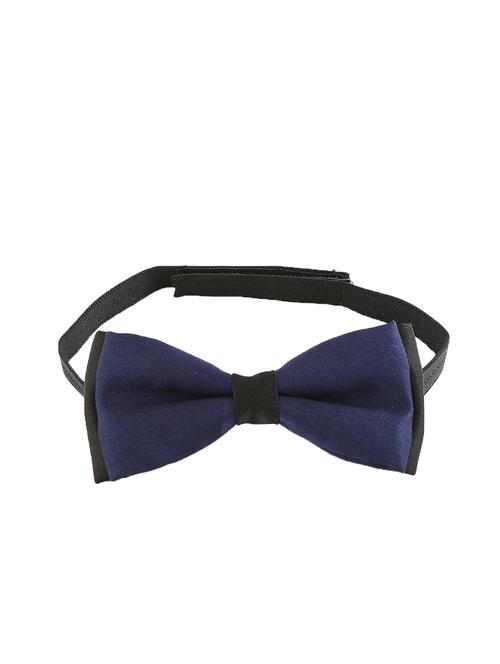 navy blue satin bow tie - 14867363 - Very Small Image - 1