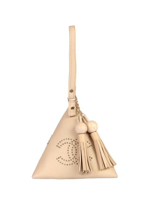 beige leatherette sling bag - 14867464 - Very Small Image - 1
