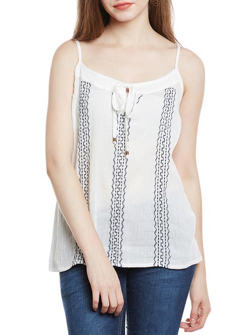 white cotton top - 14867996 - Very Small Image - 1