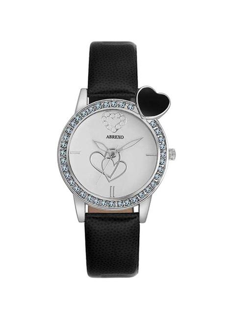 abrexo abx-5006-blk-hrt modish analog watch - for women - 14869347 - Very Small Image - 1