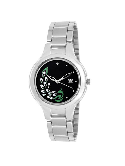 abrexo abx-5020-blk modish analog watch - for women - 14869367 - Very Small Image - 1