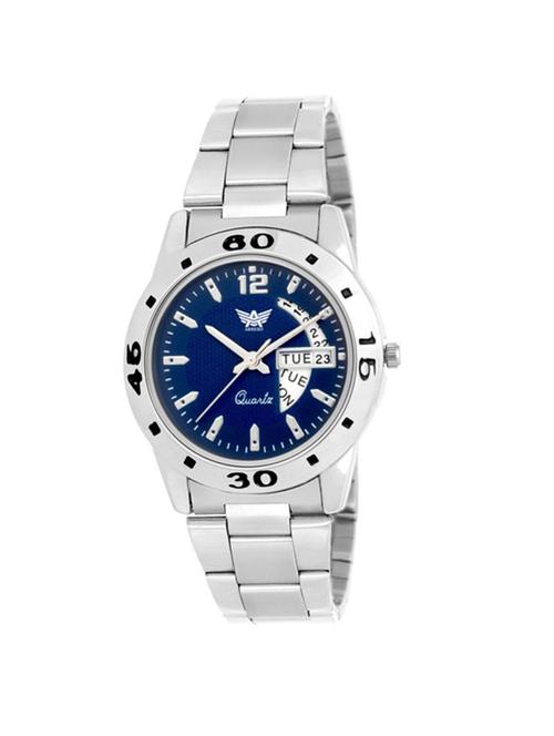 abrexo abx-1155blu suave day and date series analog watch - for women - 14869401 - Very Small Image - 1