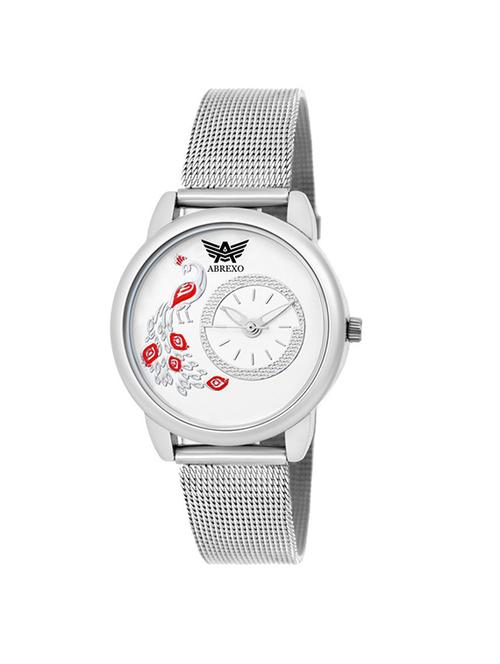 abrexo silver analog watch - 14869406 - Very Small Image - 1