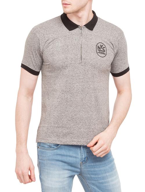 grey cotton t-shirt - 14869484 - Very Small Image - 1