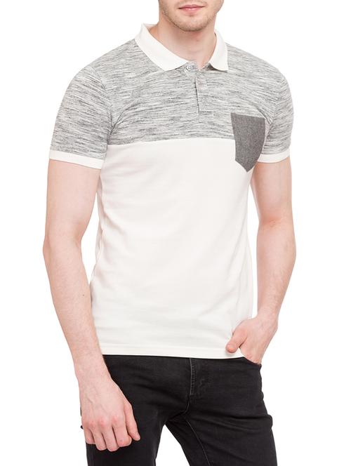 white cotton pocket t-shirt - 14869537 - Very Small Image - 1
