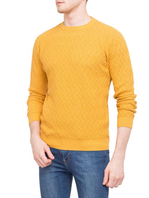 yellow cotton pullover - 14870963 - Very Small Image - 1