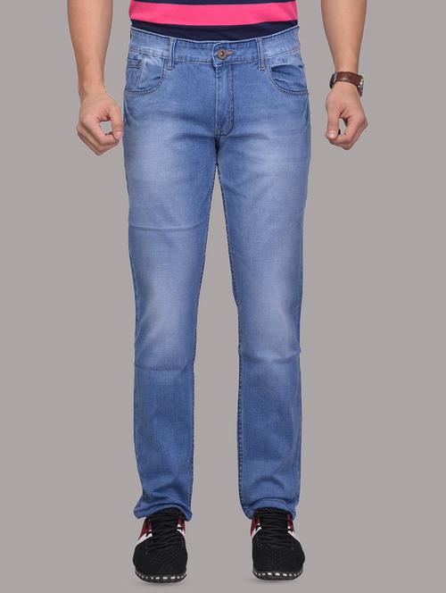 blue denim washed jeans - 14871005 - Very Small Image - 1