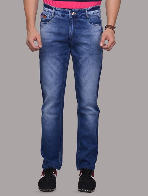 blue denim washed jeans - 14871026 - Very Small Image - 1