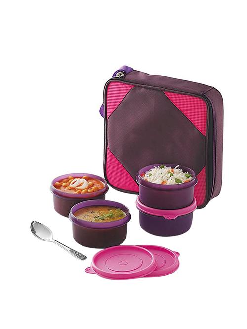 freshlunch polypropylene set of 4 containers lunch box (250 ml) - 14871155 - Very Small Image - 1