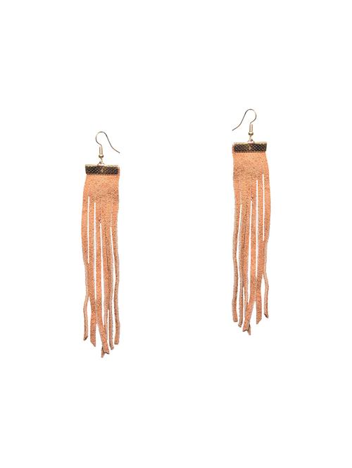 multi colored metal drop earrings - 14871287 - Very Small Image - 1