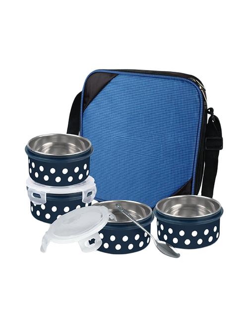lock and lock polka design 2 in 1 steel & polypropylene set, 8 - 14872431 - Very Small Image - 1