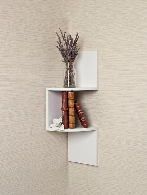 home decor zia zag wall coner wall mount shelf unit - 14872547 - Very Small Image - 1