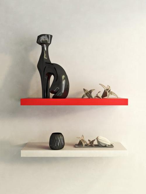 decor home wall shelves floating wall racks set of 2 shelves - 14872730 - Very Small Image - 1