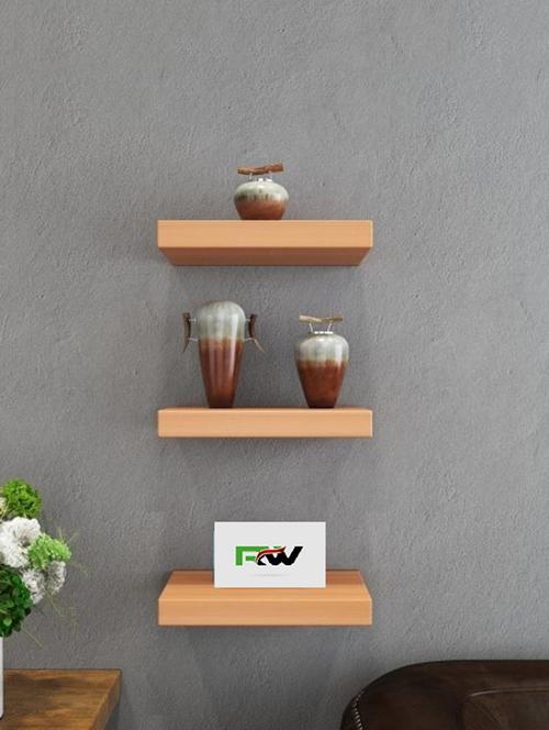decor home wall shelves floating wall racks set of 3 shelves - 14872731 - Very Small Image - 1