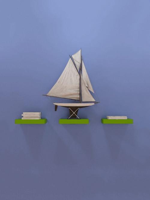decor home wall shelves floating wall racks set of 3 shelves - 14872734 - Very Small Image - 1