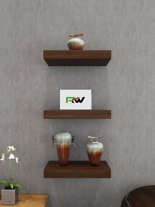 decor home wall shelves floating wall racks set of 3 shelves - 14872738 - Very Small Image - 1