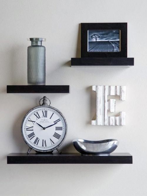decor home wall shelves floating wall racks set of 3 shelves - 14872741 - Very Small Image - 1