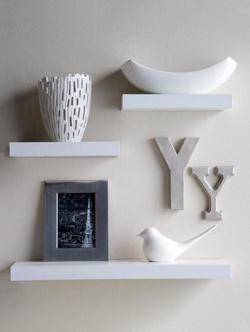 decor home wall shelves floating wall racks set of 3 shelves - 14872748 - Very Small Image - 1