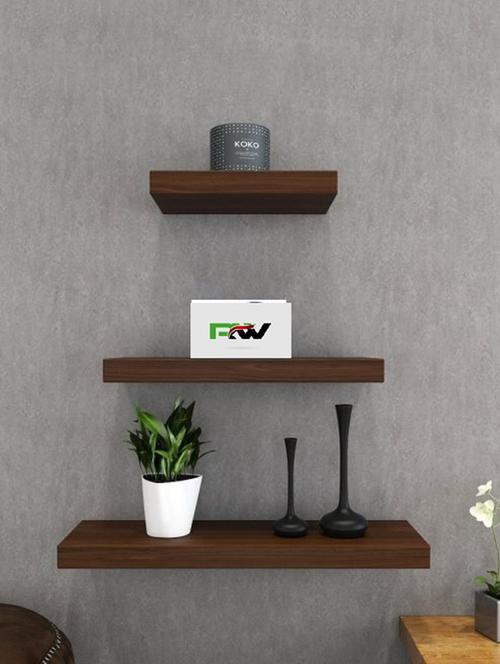decor home wall shelves floating wall racks set of 3 shelves - 14872751 - Very Small Image - 1