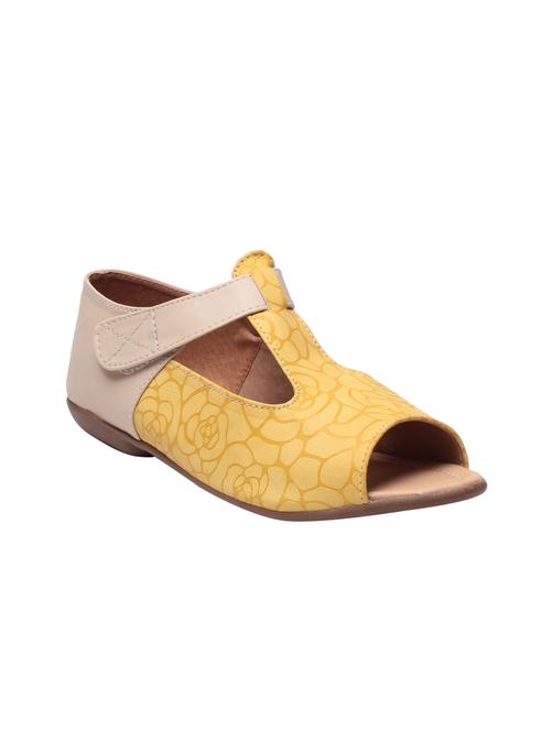 yellow ankle strap sandal - 14873029 - Very Small Image - 1
