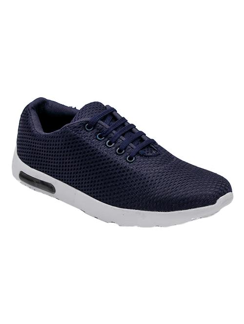 navy mesh lace up sneaker - 14873116 - Very Small Image - 1
