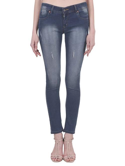 dark blue stone wash jeans - 14873402 - Very Small Image - 1