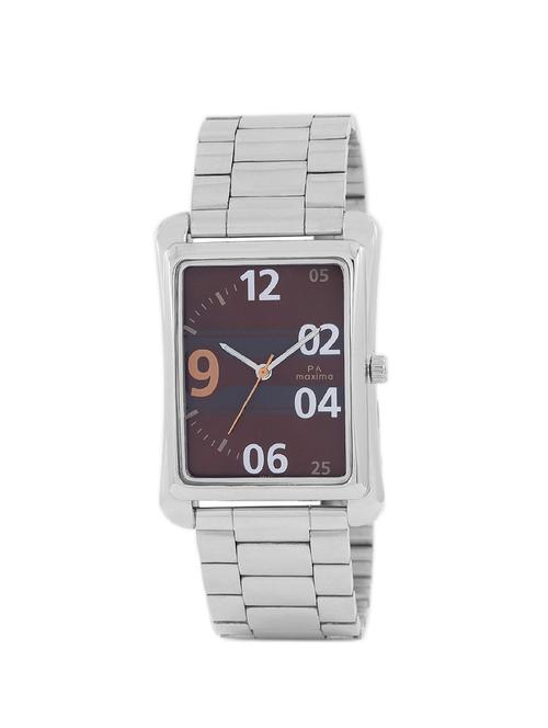 maxima red dial male analog watch -49430cagi - 14873495 - Very Small Image - 1