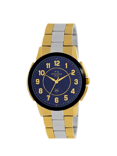 maxima blue dial male analog watch -51872cagt - 14873500 - Very Small Image - 1