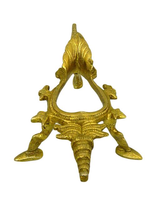 decorative brass shankh stand handicrafts product - 14873786 - Very Small Image - 1