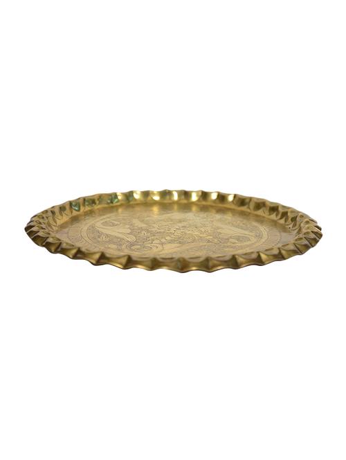 decorative brass pooja dish handicrafts product - 14873871 - Very Small Image - 1