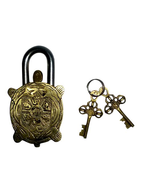 brass statue of tortoise lock handicrafts product - 14873951 - Very Small Image - 1