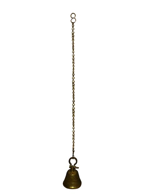 traditional brass medium size bell hanging handicrafts product - 14874058 - Very Small Image - 1