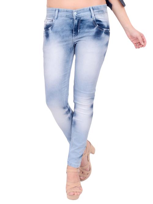 stone washed denim jeans - 14881239 - Very Small Image - 1