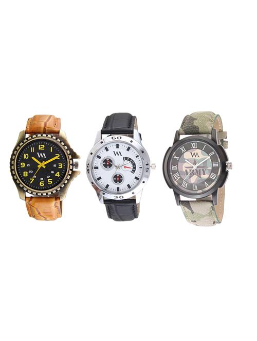 watch me set of 3 analog watches - 14881970 - Very Small Image - 1