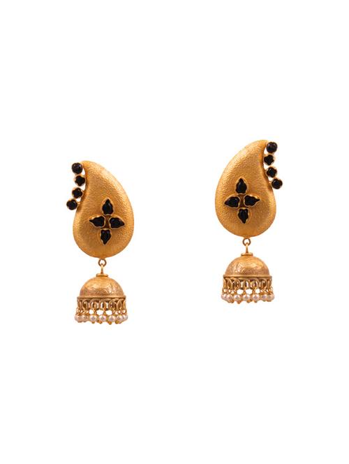multi colored metal jhumka earring - 14882227 - Very Small Image - 1