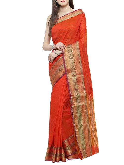 zari bordered saree with blouse - 14884171 - Very Small Image - 1