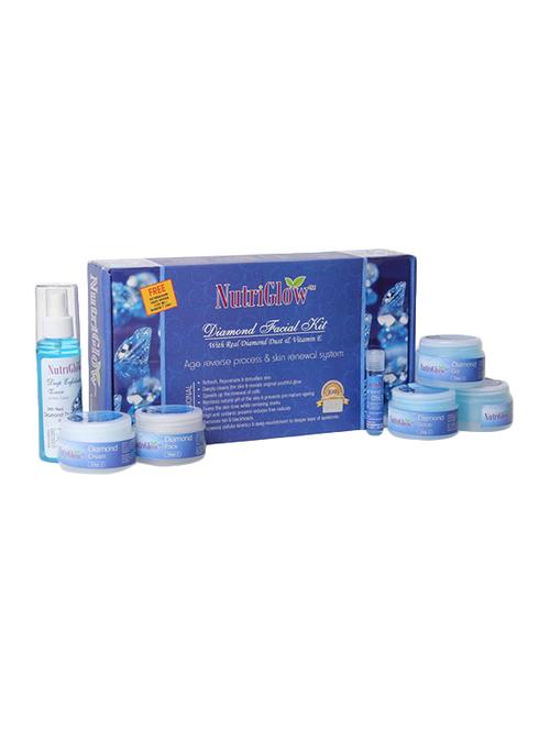 nutriglow diamond facial kit 310 g (set of 6) - 14884697 - Very Small Image - 1
