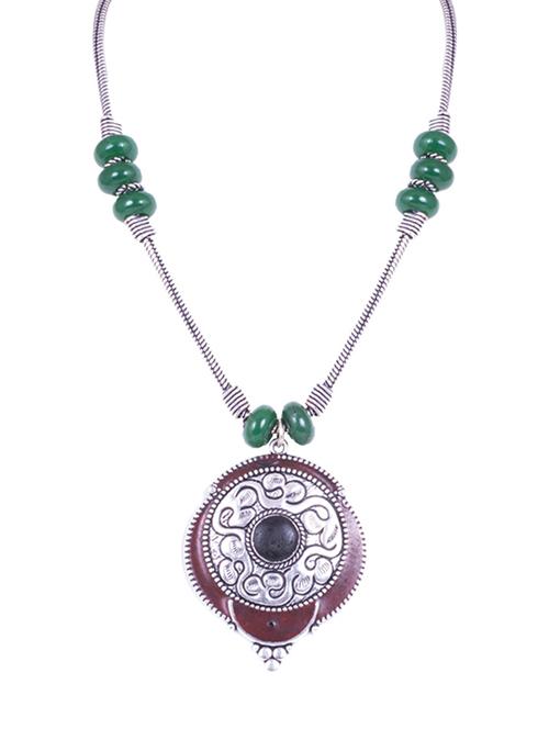 multi colored metal long necklace - 14885512 - Very Small Image - 1