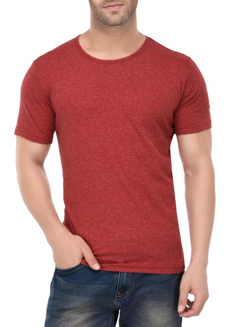 red cotton t-shirt - 14886991 - Very Small Image - 1