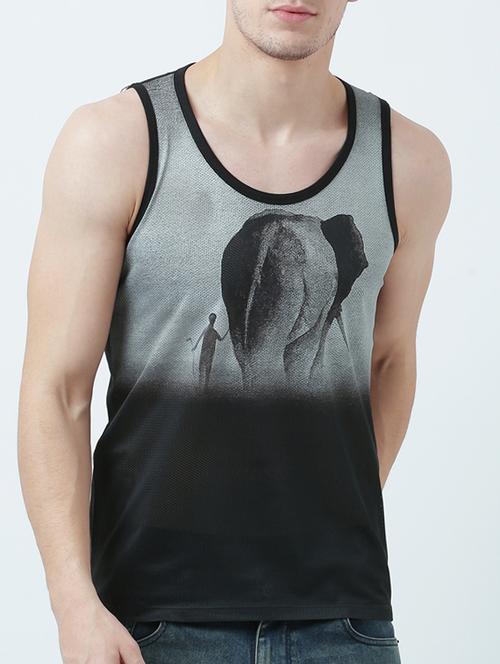 grey cotton poly vest - 14887853 - Very Small Image - 1