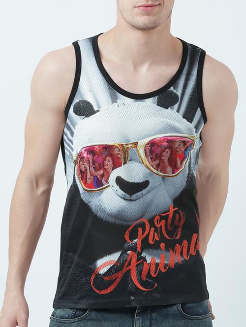 grey cotton poly vest - 14887860 - Very Small Image - 1