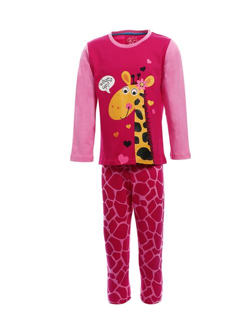 pink cotton pyjama set - 14888517 - Very Small Image - 1